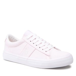 Image of Sneakers Polo Ralph Lauren - Sayer RF104059 Pale Pink Recycled Canvas w/ White PP