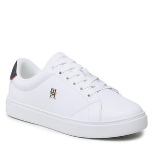 Sneakers Tommy Hilfiger - Elevated Essential Court Sneaker FW0FW06965 White/Rwb 0K9
