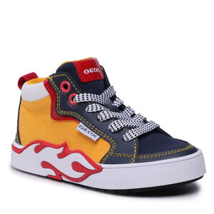 Image of Sneakers Geox - J Alphabeet Boy J35HLF01054C2117 M Yellow/Navy
