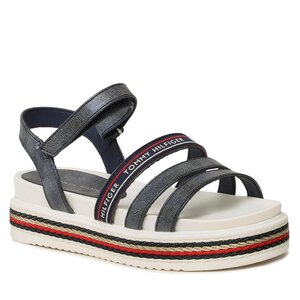 Sandali Tommy Hilfiger - Platform Velcro Sandal T3A2-32763-0568 M Blue 800