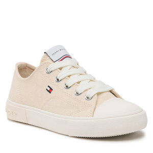 Scarpe da ginnastica Tommy Hilfiger - Low Cut Lace-Up Sneaker T3X9-32827-0890 M Beige 174