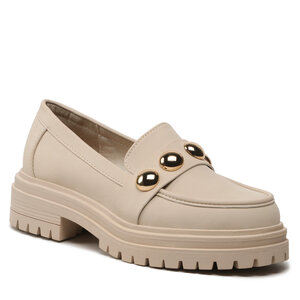 Chunky loafers DeeZee - Modern Time WS5195-31 Beige