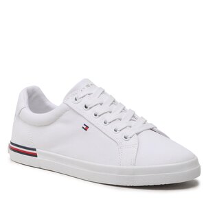 Scarpe sportive Tommy Hilfiger - Essential Stripes Sneaker FW0FW06954 White YBS