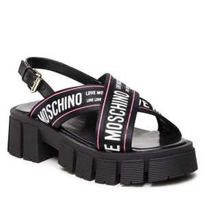 Sandali LOVE MOSCHINO - JA16186G0GIX200A Ner/Bia/Fux