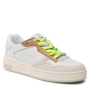 Sneakers Backpack CALVIN KLEIN Boxed Round Bp K50K507809 BAX - Basket Cupsole Fluo Contrast YW0YW00920 White/Ancient White 0LA