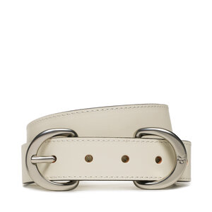 Cintura da donna Calvin Klein Jeans - Classic Hardware Loop Belt 30mm K60K610361 Ivory YBI