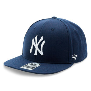 Image of Cap 47 Brand - MLB New York Yankees No Shot '47 Captain B-NSHOT17WBP-LN Light Navy