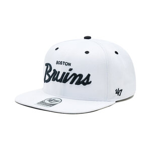 Image of Cap 47 Brand - NHL Boston Bruins Crosstown Pop '47 CAPTAIN H-CRSPP01WBP-WH White