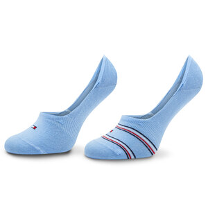 Image of 2er-Set Damen Sneakersocken Tommy Hilfiger - 701222653 Light Blue/Multicolor 004