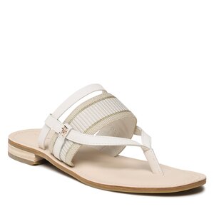 Image of Zehentrenner Tommy Hilfiger - Th Webbing Mule Sandal FW0FW07275 Weathered White AC0