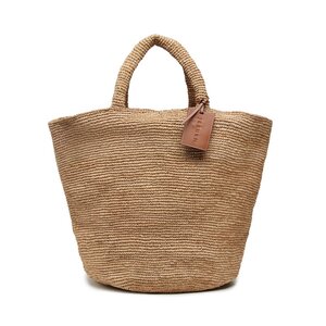Image of Handtasche Manebi - Natural Raffia Summer Bag V 2.2 AD Tan