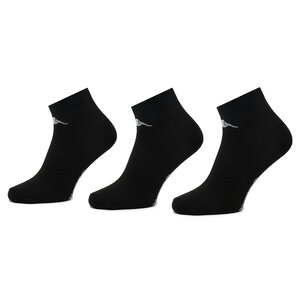 Image of 3er-Set niedrige Unisex-Socken Kappa - 708068 Caviar 19-4006