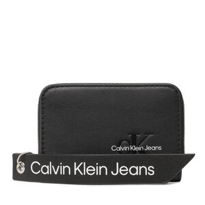 Portafoglio piccolo da donna Calvin Klein Jeans - Sculpted Med Zip Around Tag K60K610578 BDS
