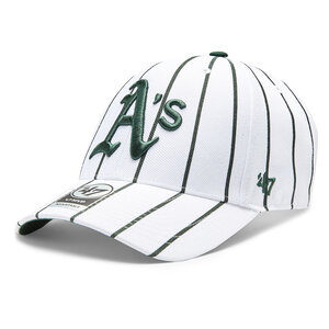 Image of Cap 47 Brand - MLB Oakland Athletics Bird Cage 47 MVP B-BDCG18WBV-WH White