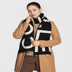 Image of Schal Coccinelle - Maxi Logo E7 MY5 31 01 01 Noir/White 730