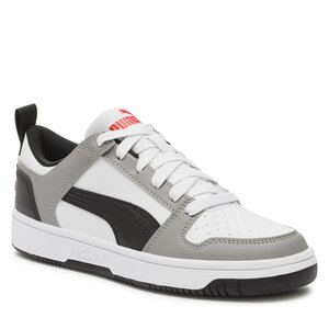 Sneakers Puma - Rebound Layup Lo Sl Jr 370490 20 Puma White-Puma Black-Concrete Gray-For All Time Red