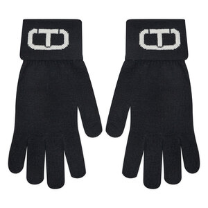 Guanti da donna TWINSET - 222TO502F Bic.Neve/Nero 02866
