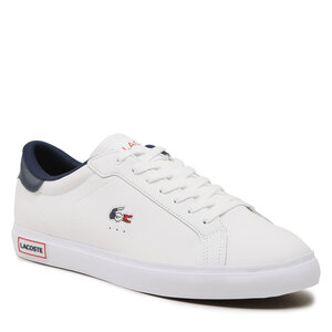 Sneakers Lacoste - Powercourt Tri22 1 Sma 743SMA0034407 Wht/Nvy/Red