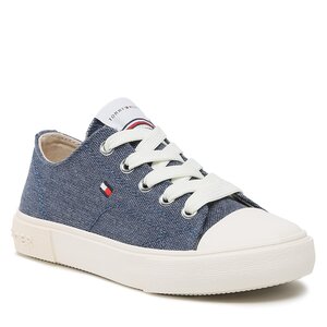 Scarpe da ginnastica Tommy Hilfiger - Low Cut Lace-Up T3X9-32827-0890 Denim 806