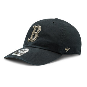 Image of Cap 47 Brand - MLB Boston Red Sox Ballpark Camo 47 CLEAN UP B-BPCAM02GWS-BK Black