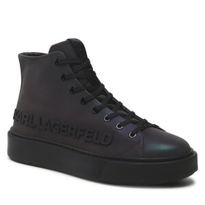 Sneakers KARL LAGERFELD - KL52255I Black Lthr w/Iridescent