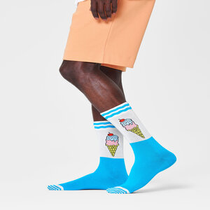Calzini lunghi unisex Happy Socks - CRE01-6300 Blu