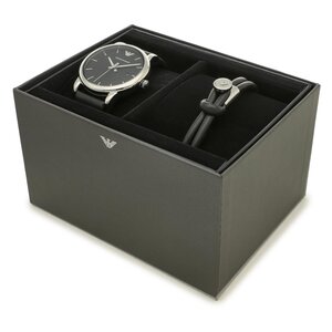 Kopfhörer-Hülle EMPORIO ARMANI Y3H279 Y345E 80005 Dark Tan - AR80059 Black/Silver