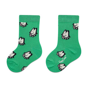 Image of 2er-Set hohe Kindersocken Happy Socks - KDDB02-7300 Grün