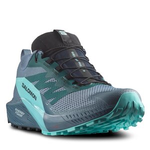 Scarpe Salomon - Sense Ride 5 Gore-Tex L47147400 Carbon/Blue Radiance/China Blue