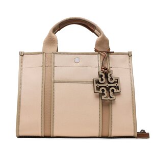 Image of Handtasche Tory Burch - Twill Small Tory Tote 142577 Coy Pink 654