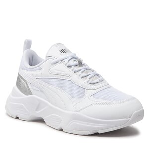 Sneakers Puma - Cassia Distressed 387645 02 White/Puma White/Puma Silver