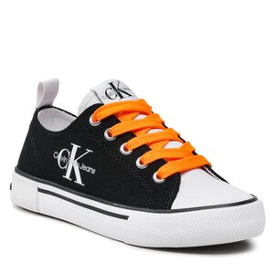 Scarpe da ginnastica Calvin Klein Jeans - Low Cut Lace-Up Sneaker V3X9-80567-0890 M Black/White X001
