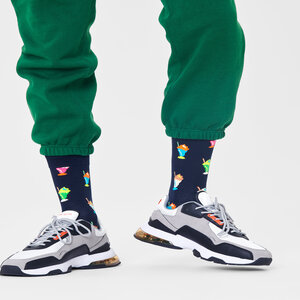 

Високі шкарпетки unisexHappy Socks, Чорний