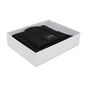 Set berretto e sciarpa Calvin Klein - Contrast Edge Beanie Scarf K50K507499 BAX