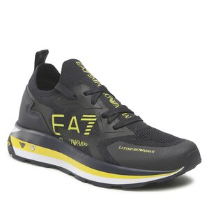 Sneakers Ea7 Emporio Armani panelled lace-up sneakers - X8X113 XK269 R388 Blu Notte/Yellow Flu