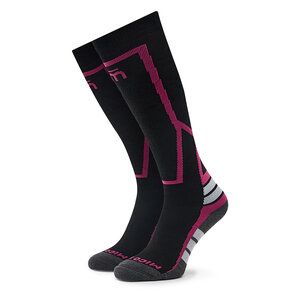 Image of Hohe Unisex-Socken MICO - Warm Control CA02600 Nero/Fucsia 573