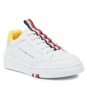 Sneakers YBL Tommy Hilfiger - Low Cut Lace-Up T3X9-32853-1355 M White/Yellow X361