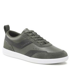 Sneakers Calvin Klein - Low Top LAce Up Lth Mix HM0HM00851 Olive Mix 0H8