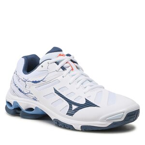 Scarpe Mizuno - Wave Voltage V1GA216022 White/Dark Denim/Blue Jasper