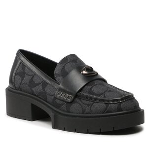 Chunky loafers Coach - Leah Denim CG595 Black/Black