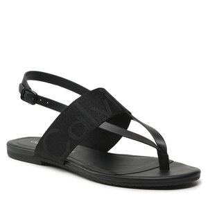Sandali Calvin Klein Jeans - Flat Sandal Toepost Webbing YW0YW00956 Black BDS
