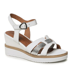 Image of Sandalen Tamaris - 1-28243-20 White/Silver 171