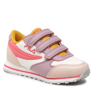 Sneakers Fila - Orbit Velcro Low Kids 1010785.13160 Marshmallow/Lemon Curry
