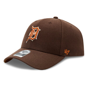 Image of Cap 47 Brand - MLB Detroit Tigers Sure Shot Snapback &#039;47 MVP B-SUMVP09WBP-BW Brown