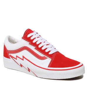 Image of Sneakers aus Stoff Vans - Old Skool Bolt VN0009Q56RT1 2-TONE RED/TRUE WHITE