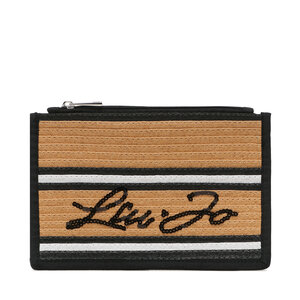 Image of Kosmetiktasche Liu Jo - Pouch Paglia Motivo VA3171 T0300 Naturale/Nero 00411