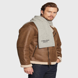 jacket with high collar giorgio armani jacket ubuv - Debossed K50K509905PQY GRY