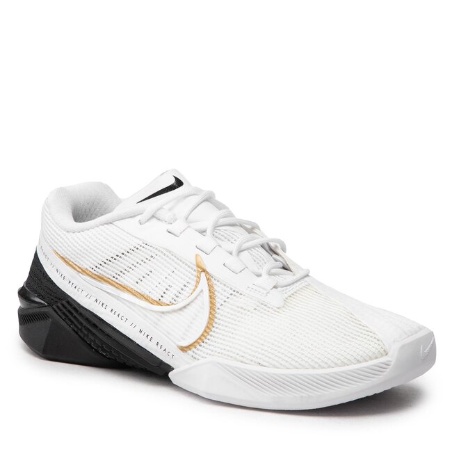 Buty Nike - React Metcon Turbo CT1249 170 White/Metallic Gold/Black