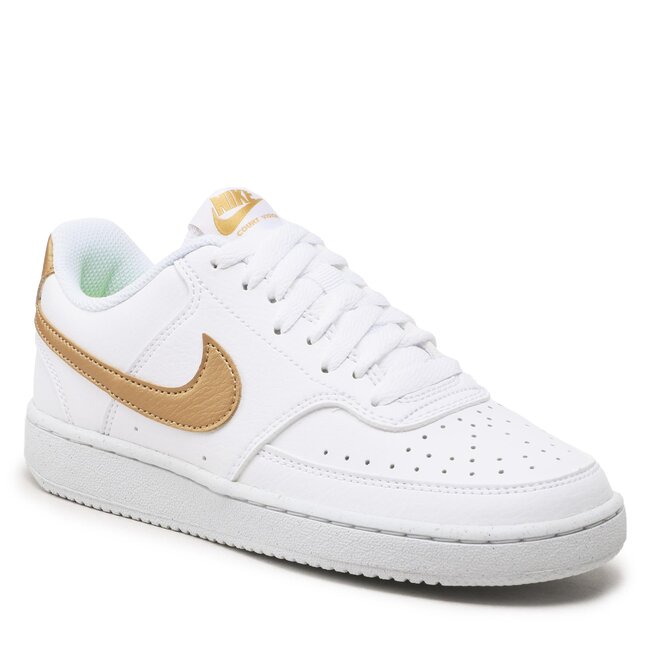 Boty Nike - Court Vision Lo Nn DH3158 105 White/Metallic Gold/White