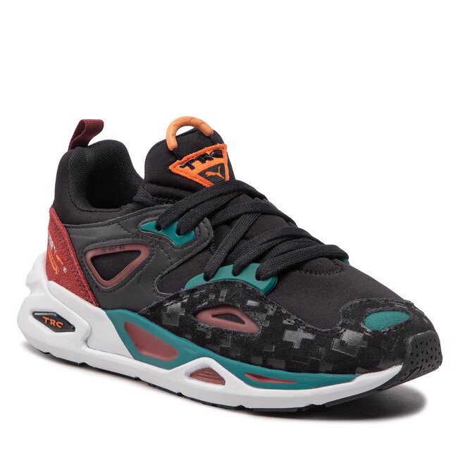 Sneakers Puma - TRC Blaze Minecraft Jr 386125 01 Puma Black/Teal Green